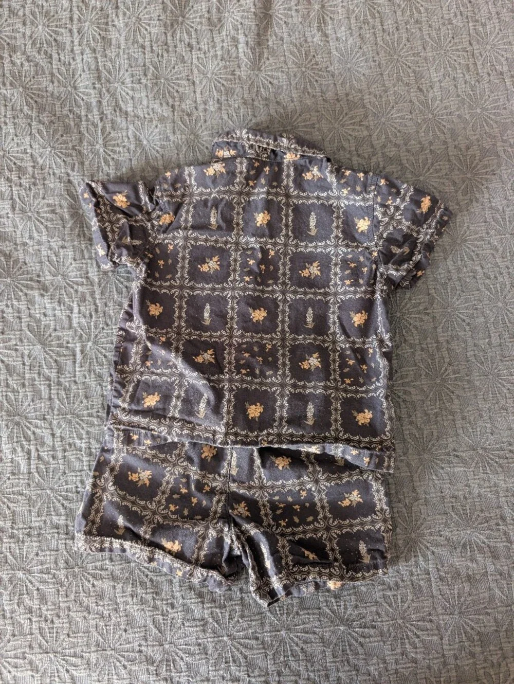 Cotton Matching Shorts Set